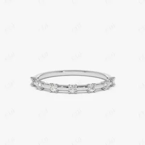 0.20 CTW Lab Grown Diamond Dainty Wedding Band