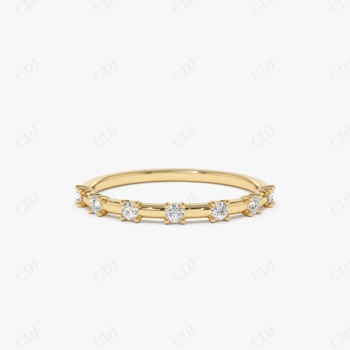 0.20 CTW Lab Grown Diamond Dainty Wedding Band