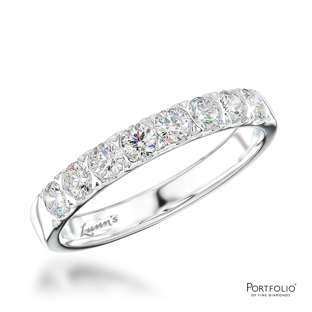 0.52ct Diamond Platinum Wedding Ring