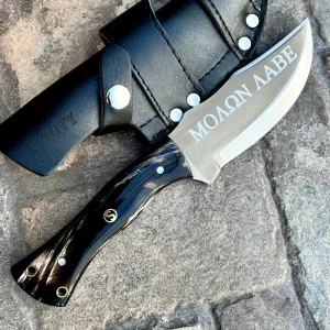 10” Rough Rider Series - Come And Take It - Buffalo Horn - D2 Steel - Horizontal & Vertical Carry - CUS22