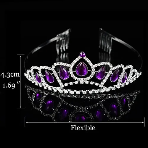 #1182 Queen Princess Tiaras For Women and Girls