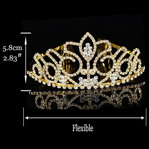 #1182 Queen Princess Tiaras For Women and Girls