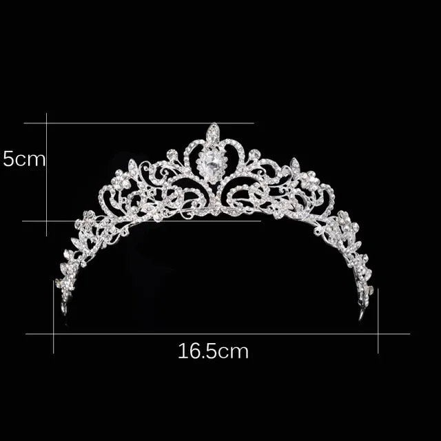 #1182 Queen Princess Tiaras For Women and Girls