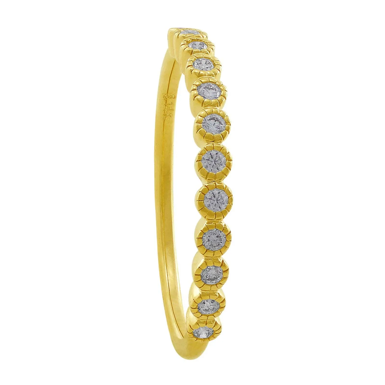 14kt Yellow Gold Diamond Anniversary Band