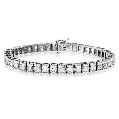 18ct White Gold & Diamond Bracelet - H1113