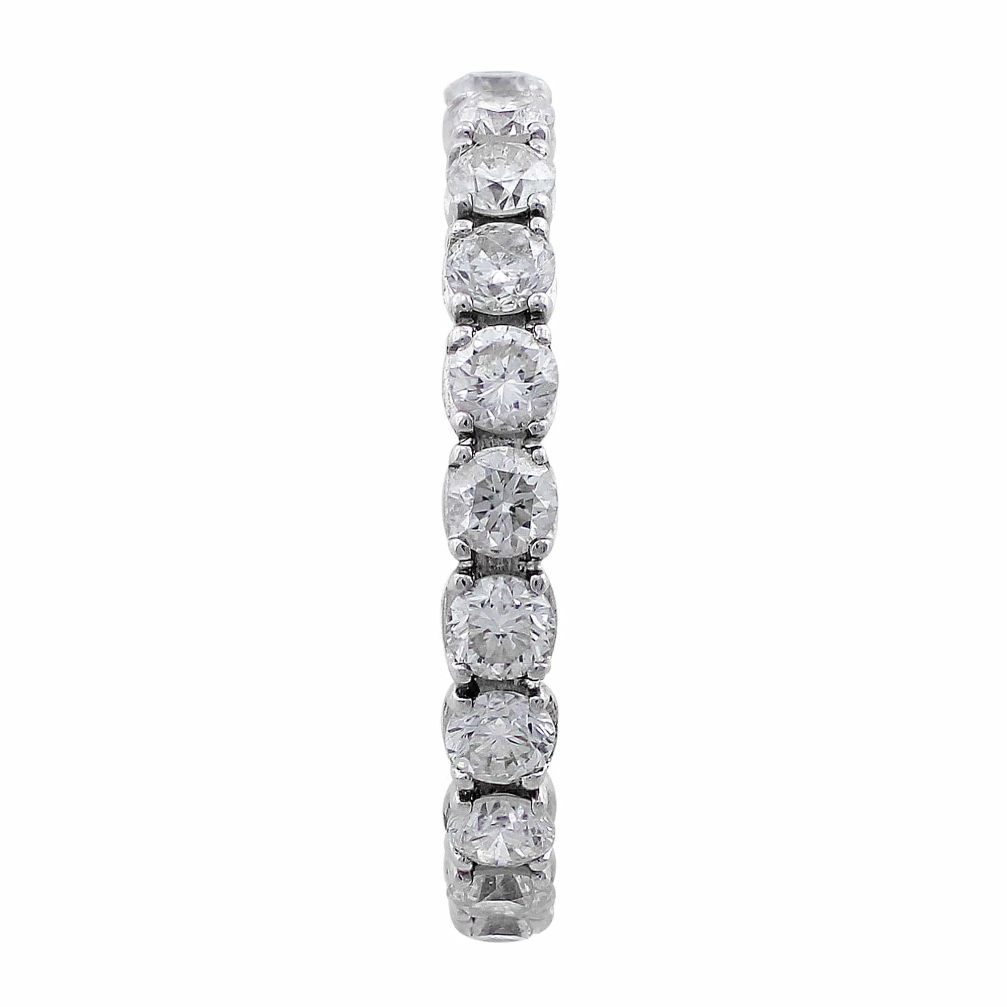 18k White Gold Diamond Eternity Band