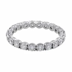 18k White Gold Diamond Eternity Band