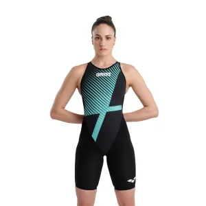 Arena Women's Powerskin Carbon Core FX Open Back Kneeskin - Diamonds