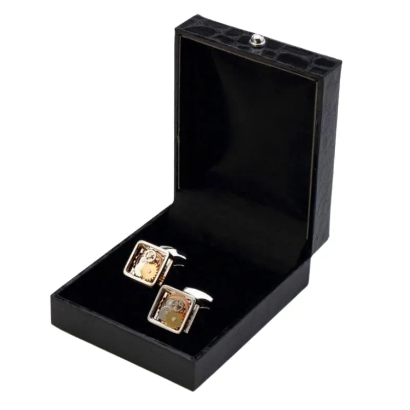 Automatic Movement Square Cufflinks