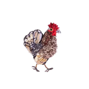 bantham chicken brooch