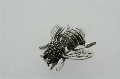 bee broach - sterling silver