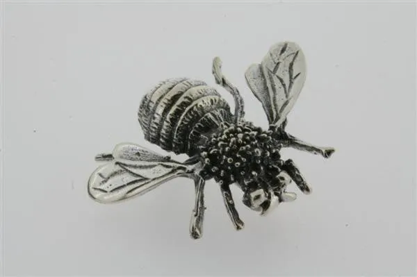 bee broach - sterling silver