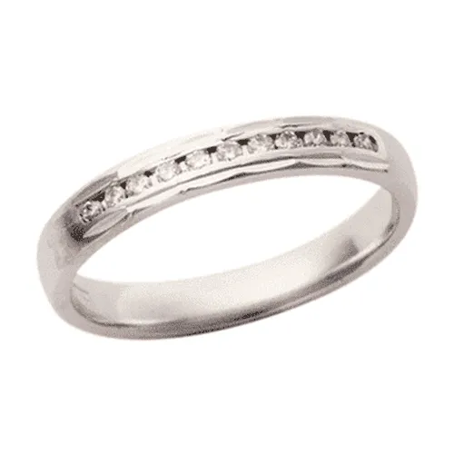 Bevelled Brilliant cut Band .11ct