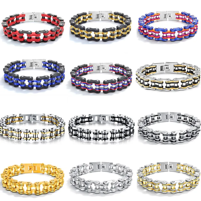 Bicycle Chain Link Bracelet For Men