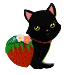 Black Strawberry Kitty