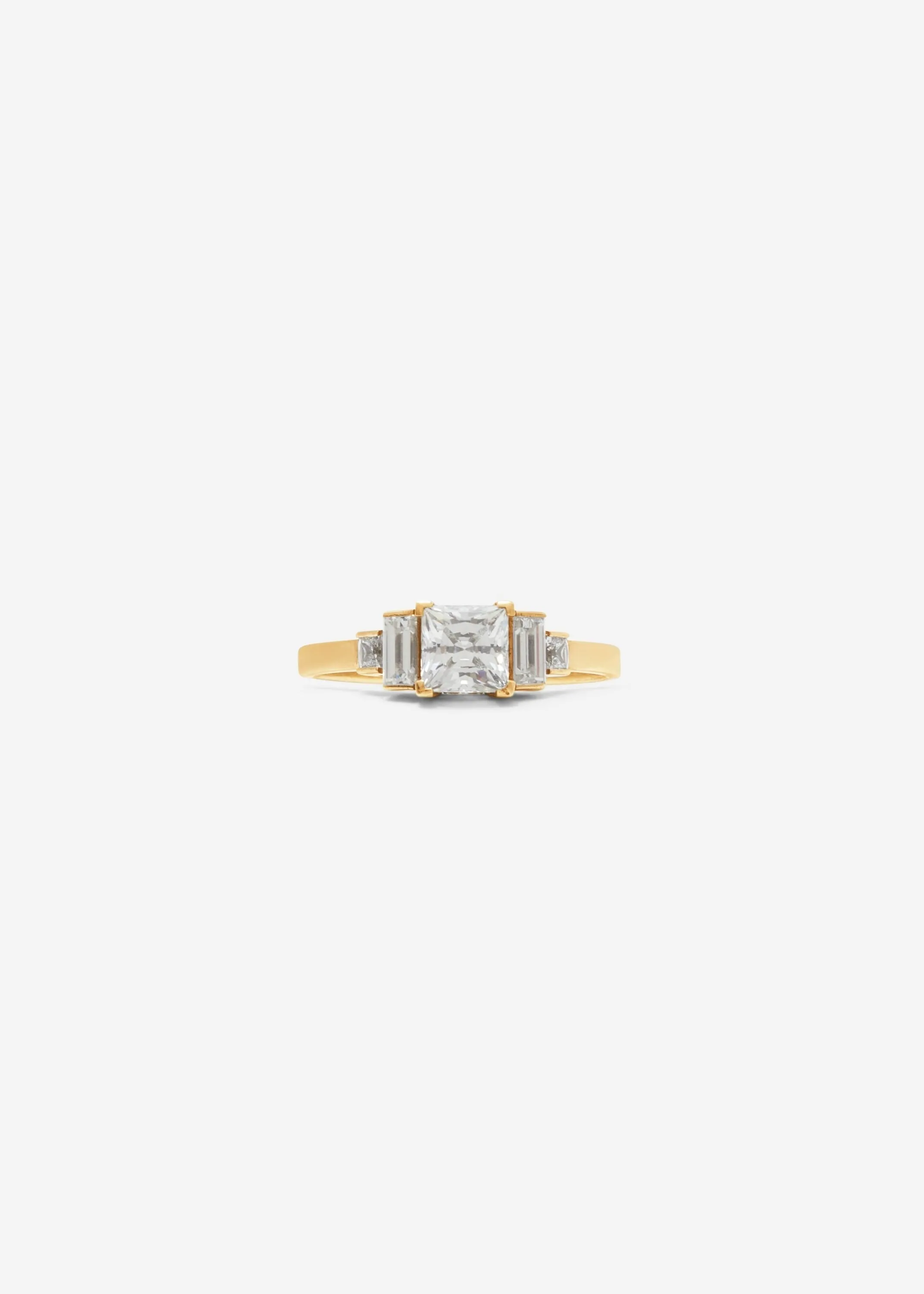 Boxed Quintuple Ring Midi - 1.0 Ct