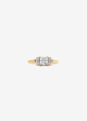 Boxed Quintuple Ring Midi - 1.0 Ct