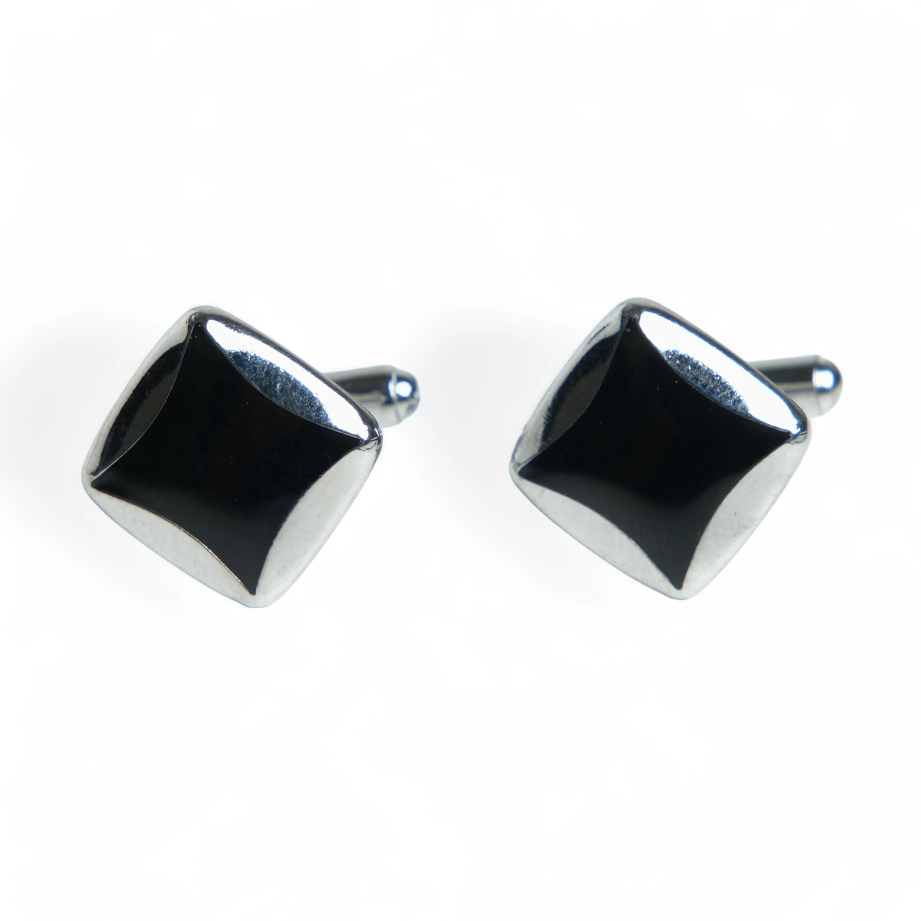 Chokore Curved Square Cufflinks (Black)