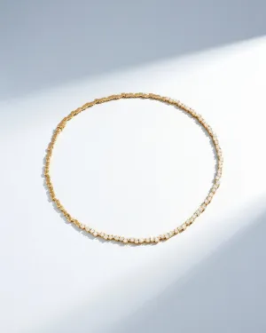 Classic Diamond Round Tennis Necklace