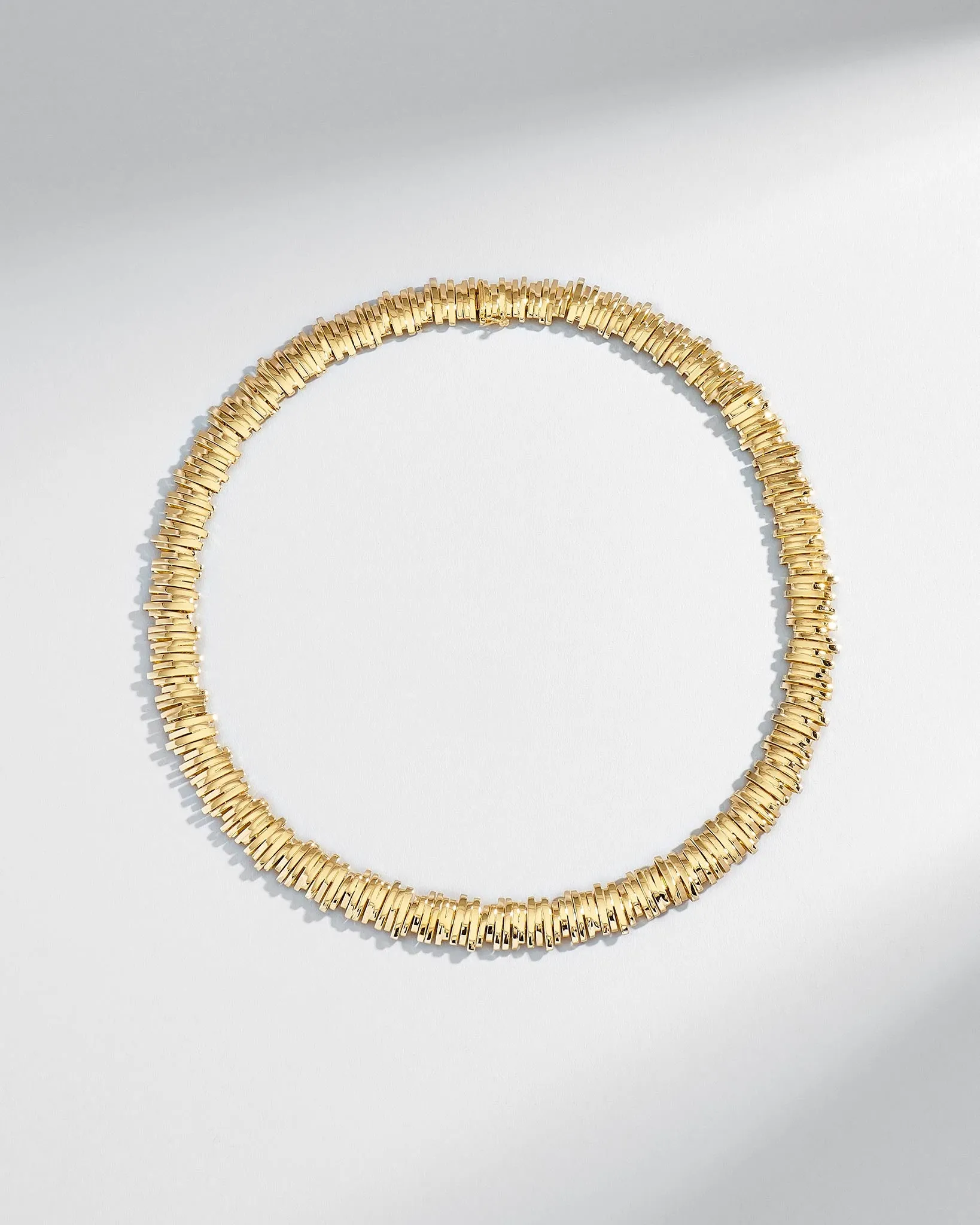 Classic Gold Tennis Necklace