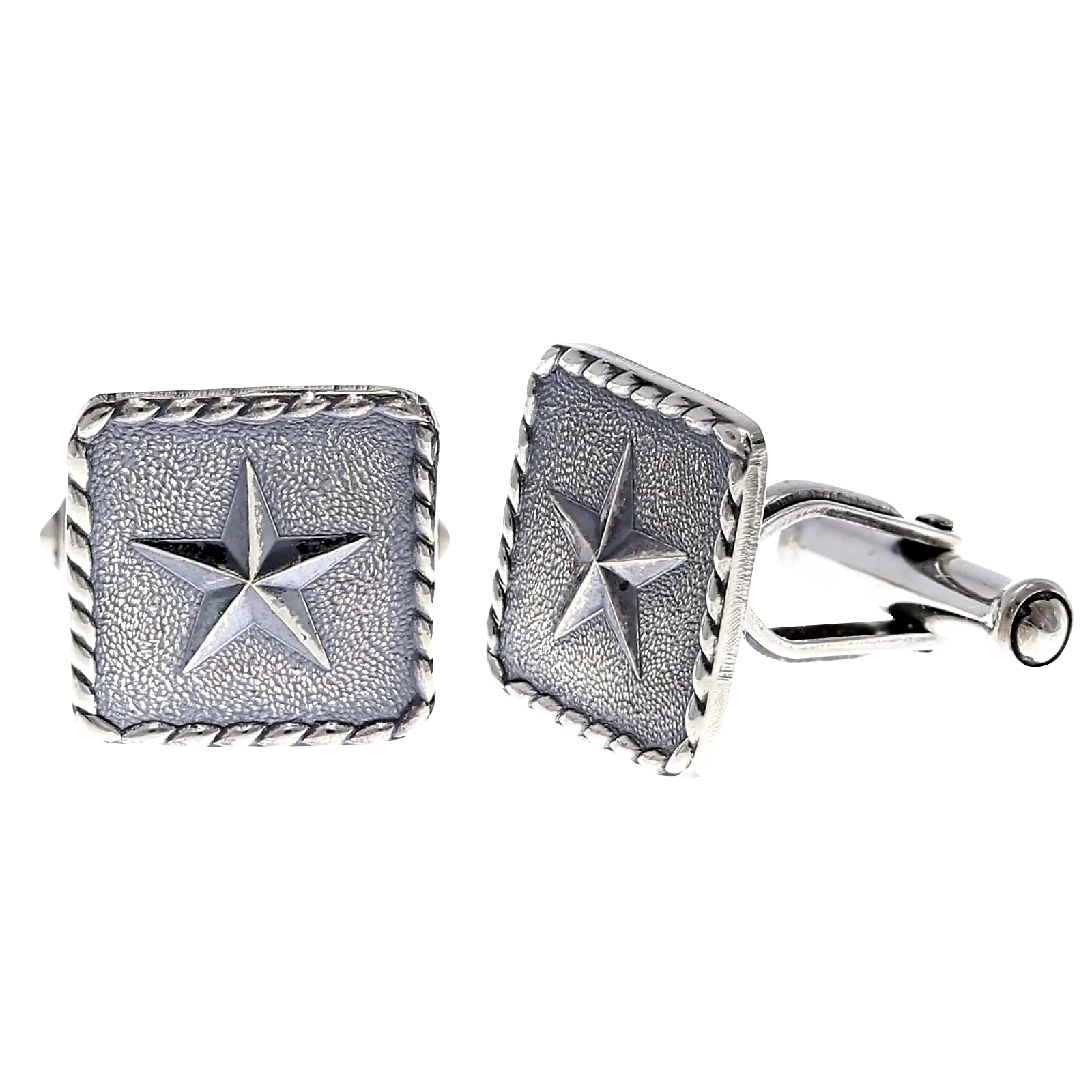 Clint Orms Roped Star Cufflinks