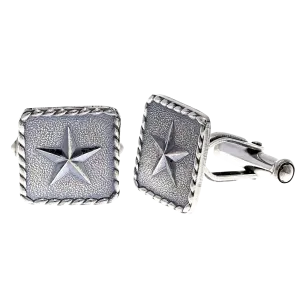 Clint Orms Roped Star Cufflinks