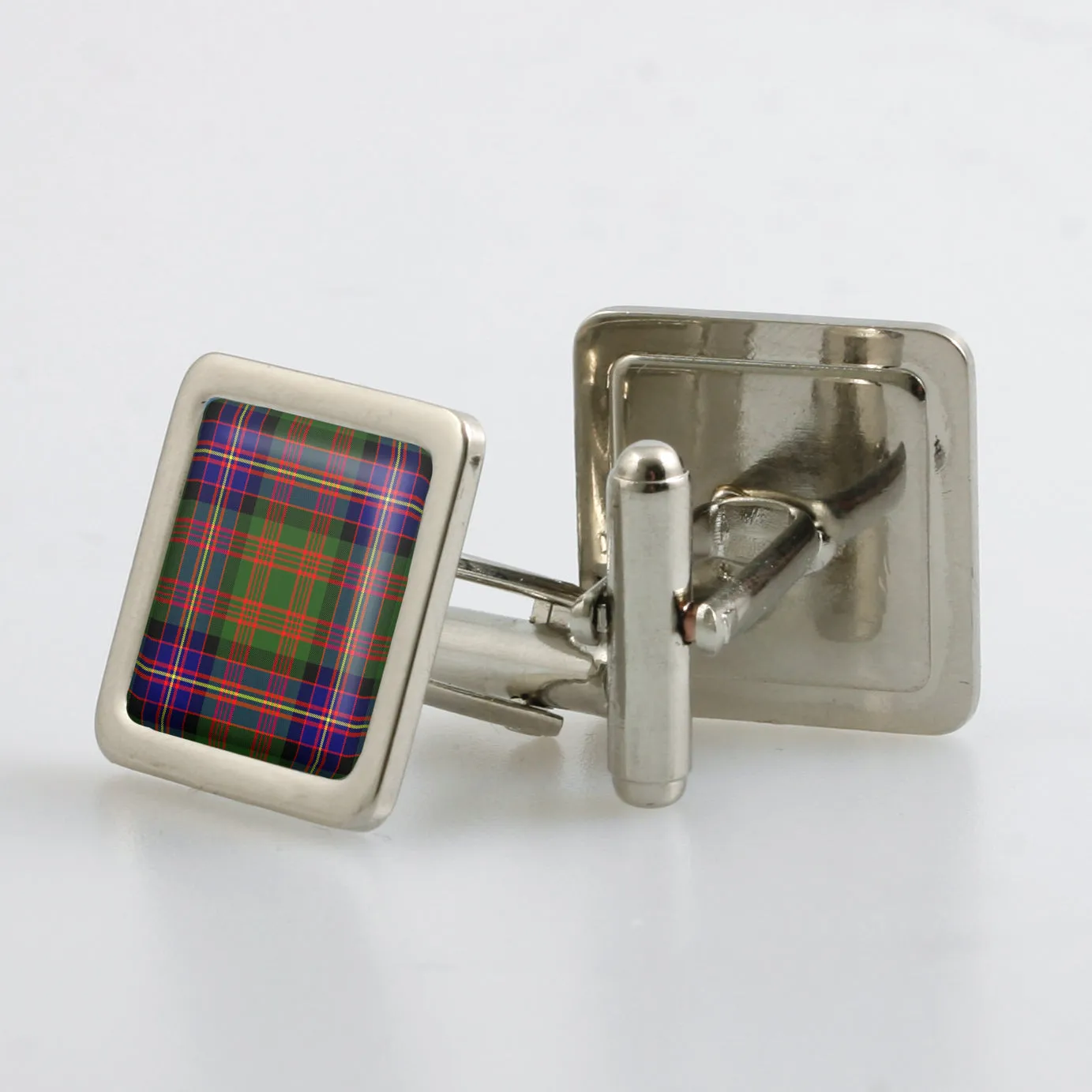 Cochrane Modern Tartan Cufflinks - Choose Your Shape.