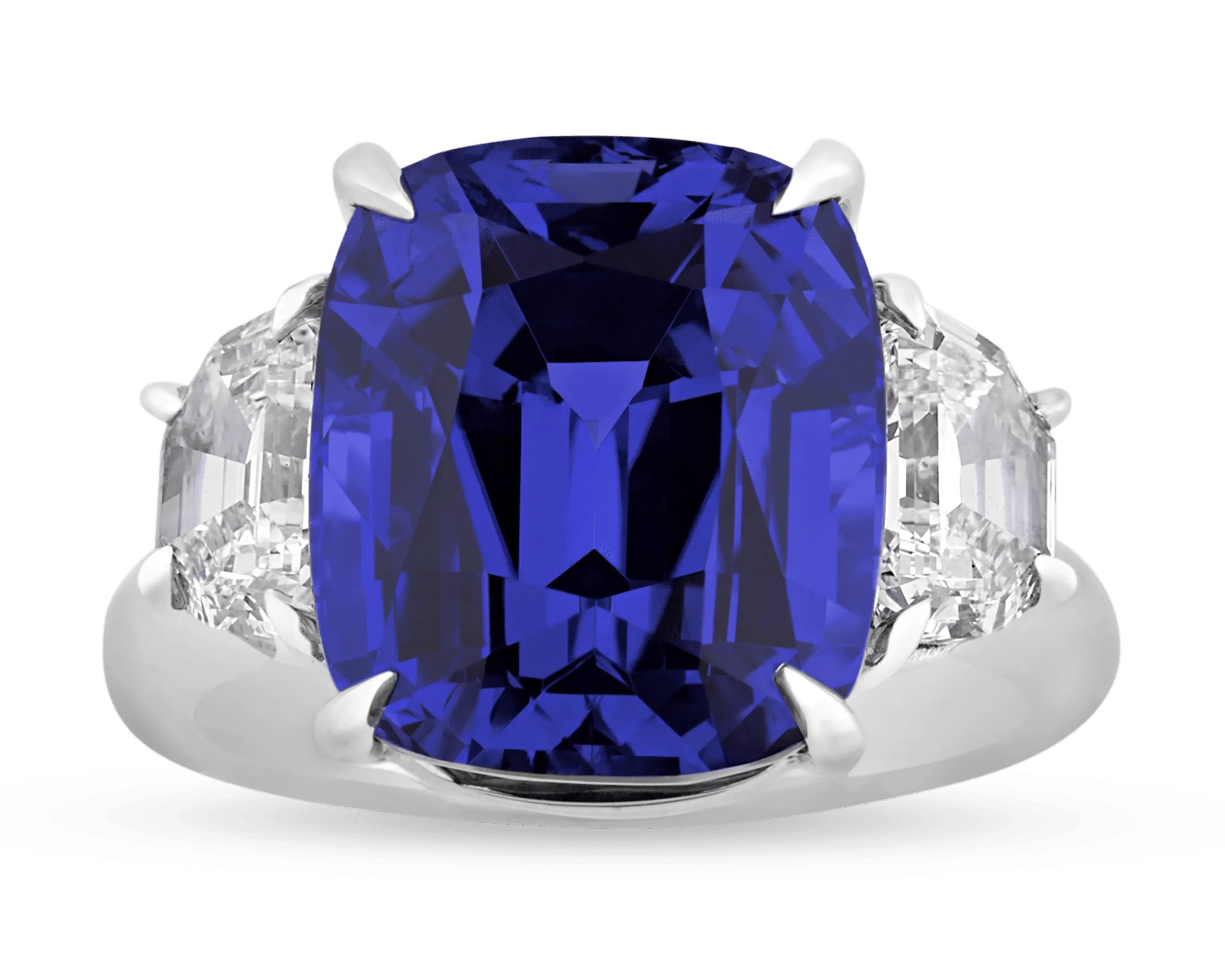 Color-Change Sapphire Ring, 12.40 Carats