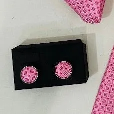 Cuff Links - Pink