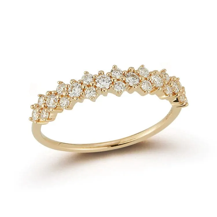 Dana Rebecca Designs Vivian Lily Array Ring - Yellow Gold