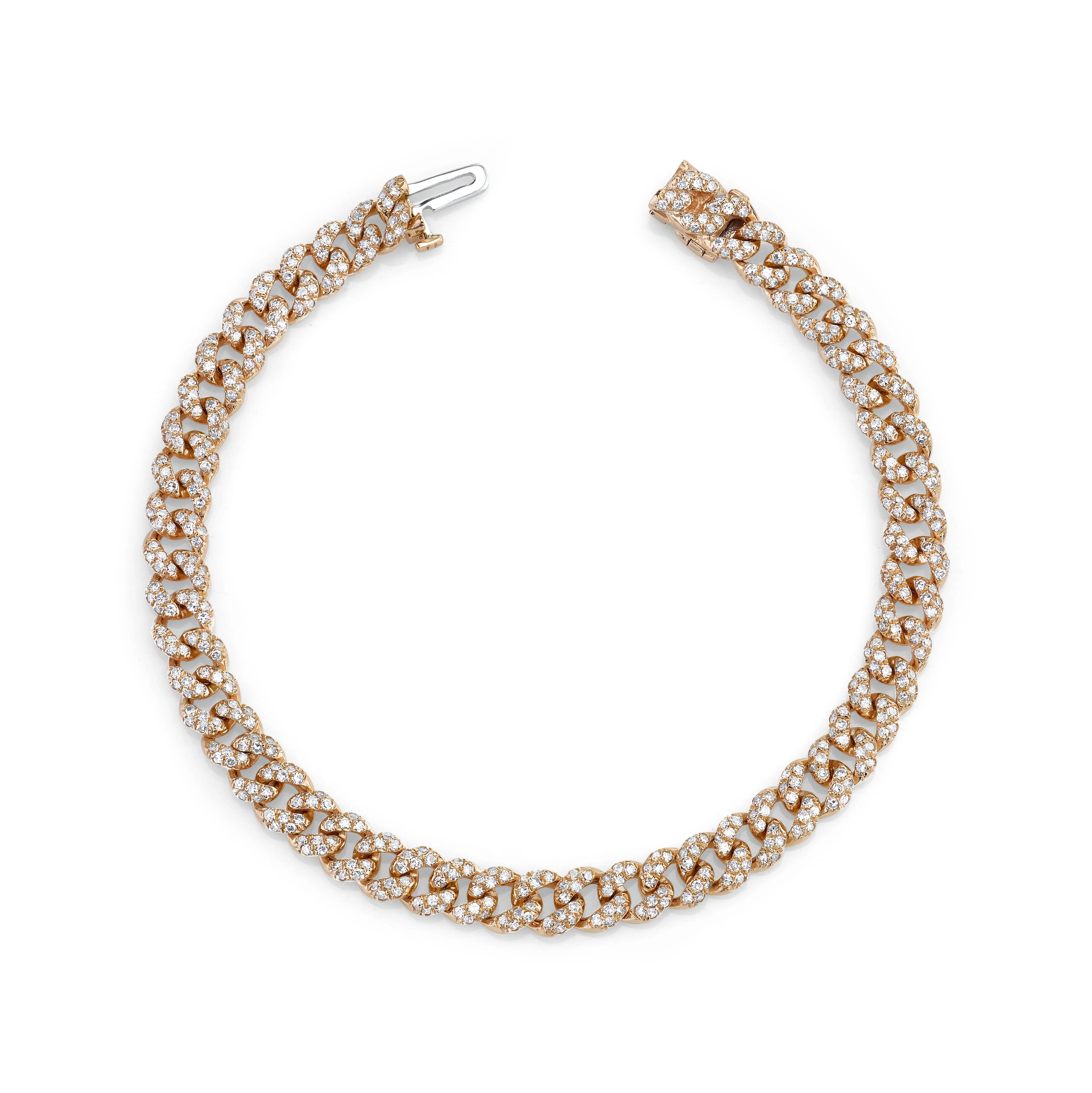 DIAMOND PAVE MINI LINK BRACELET