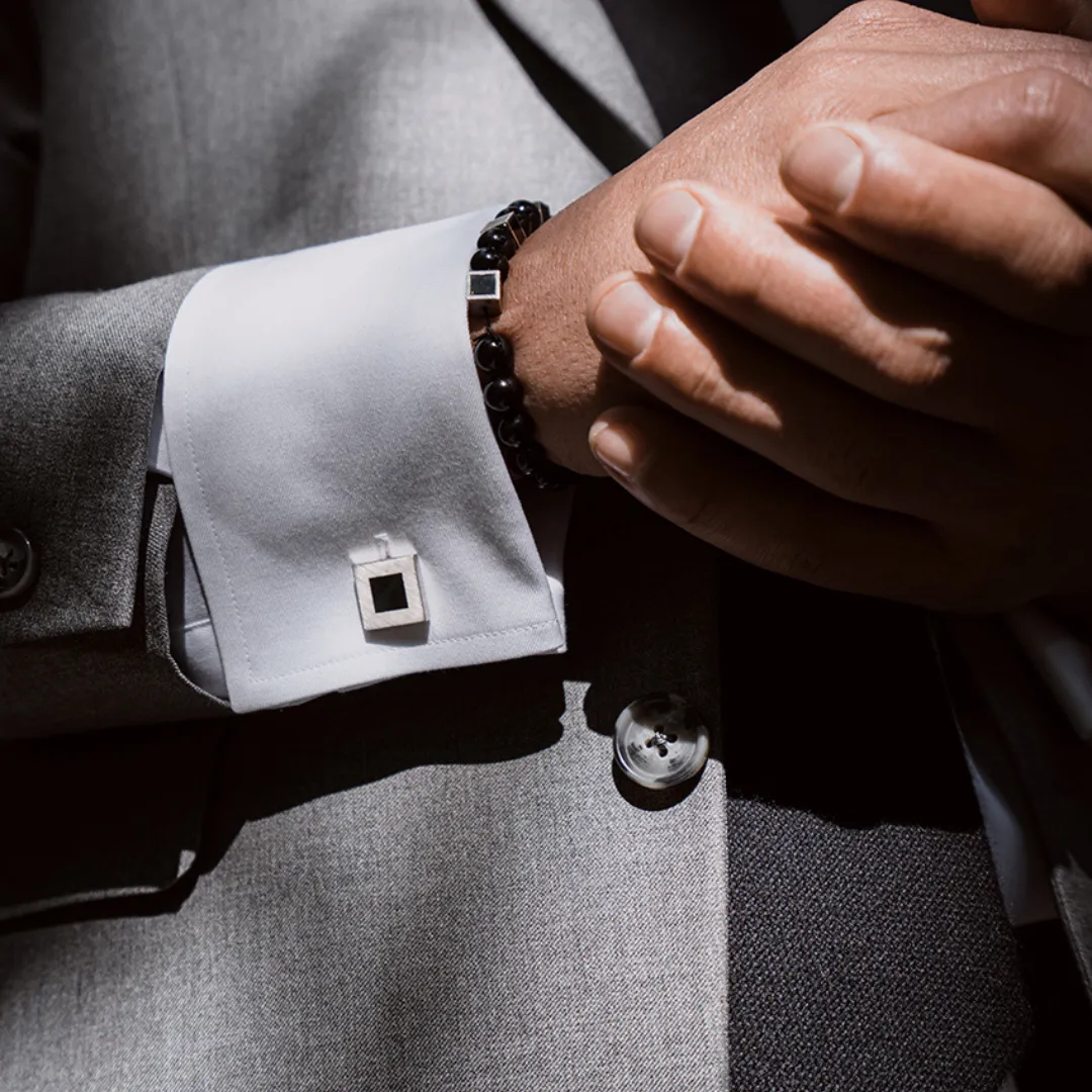 EARTH SQUARE CUFFLINKS