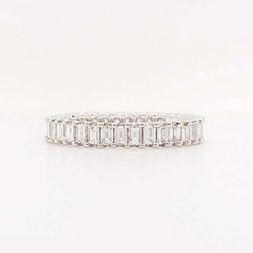 Emerald Cut Diamond Eternity Ring