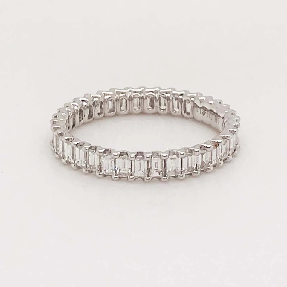 Emerald Cut Diamond Eternity Ring