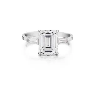 Emerald Cut Diamond Ring