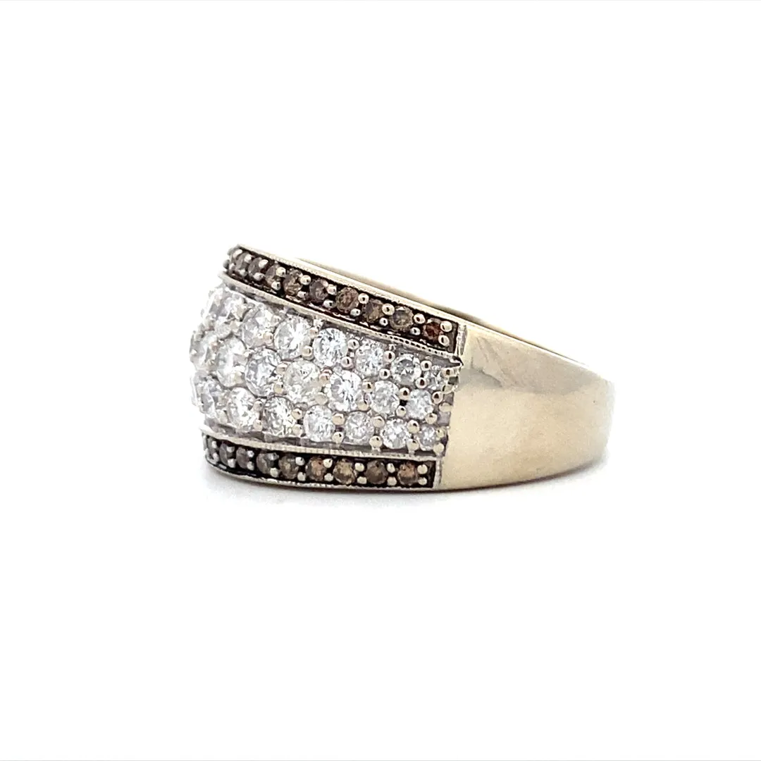 Estate Yellow Gold Classic Style Kallati Diamond Ring