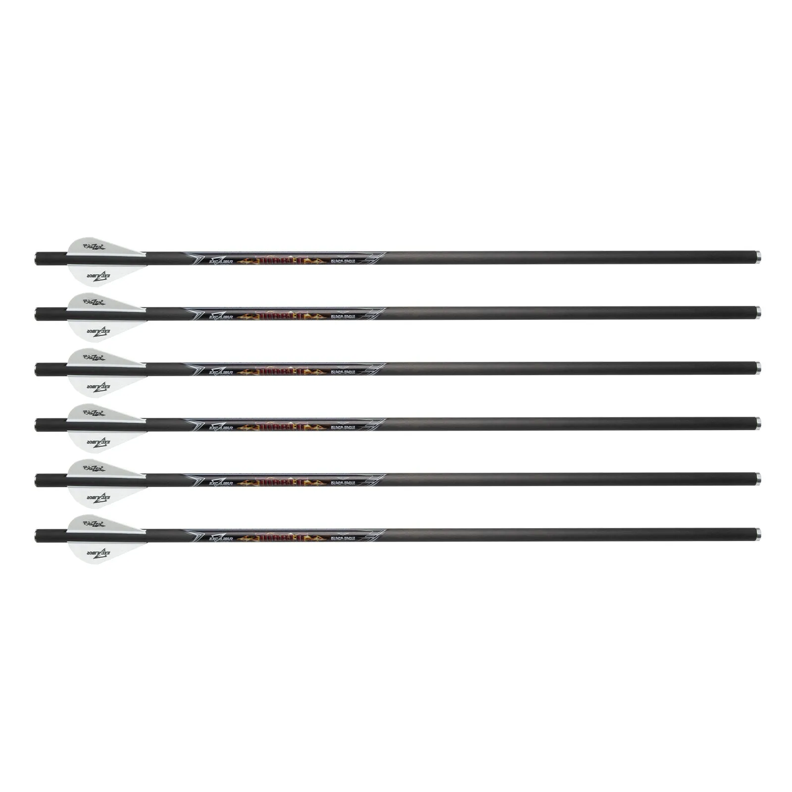 Excalibur Diablo 18" Carbon Arrows - 6/pack