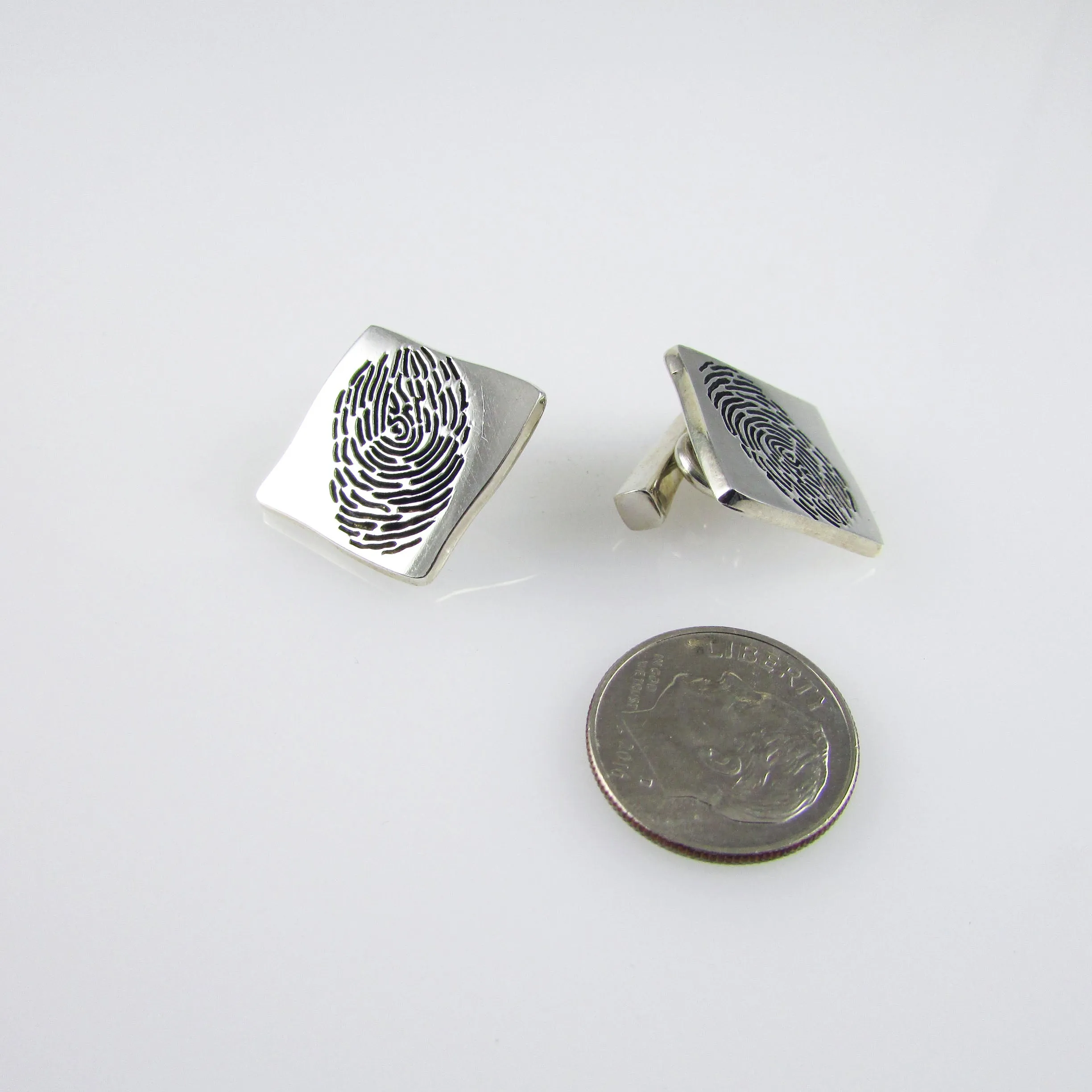 Fingerprint Cufflinks