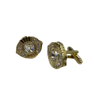 Fratello Cufflinks - Gold Tone Lemon Zest CL11