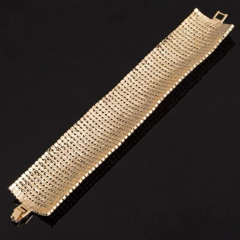 Full Rhinestone Luxury Classic Crystal Pave Link Bracelet