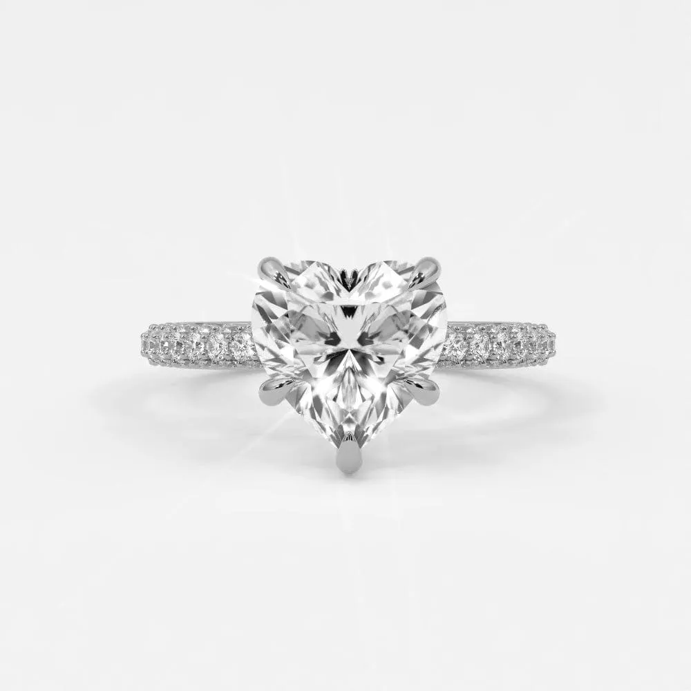 Heart Shaped Diamond Engagement Rings