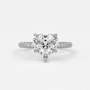 Heart Shaped Diamond Engagement Rings