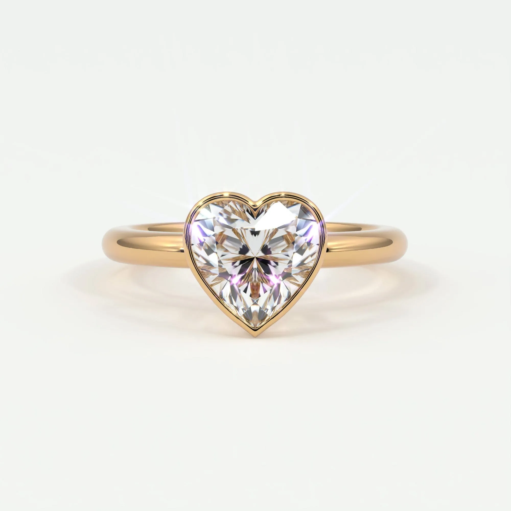 Heart Shaped Diamond Engagement Rings