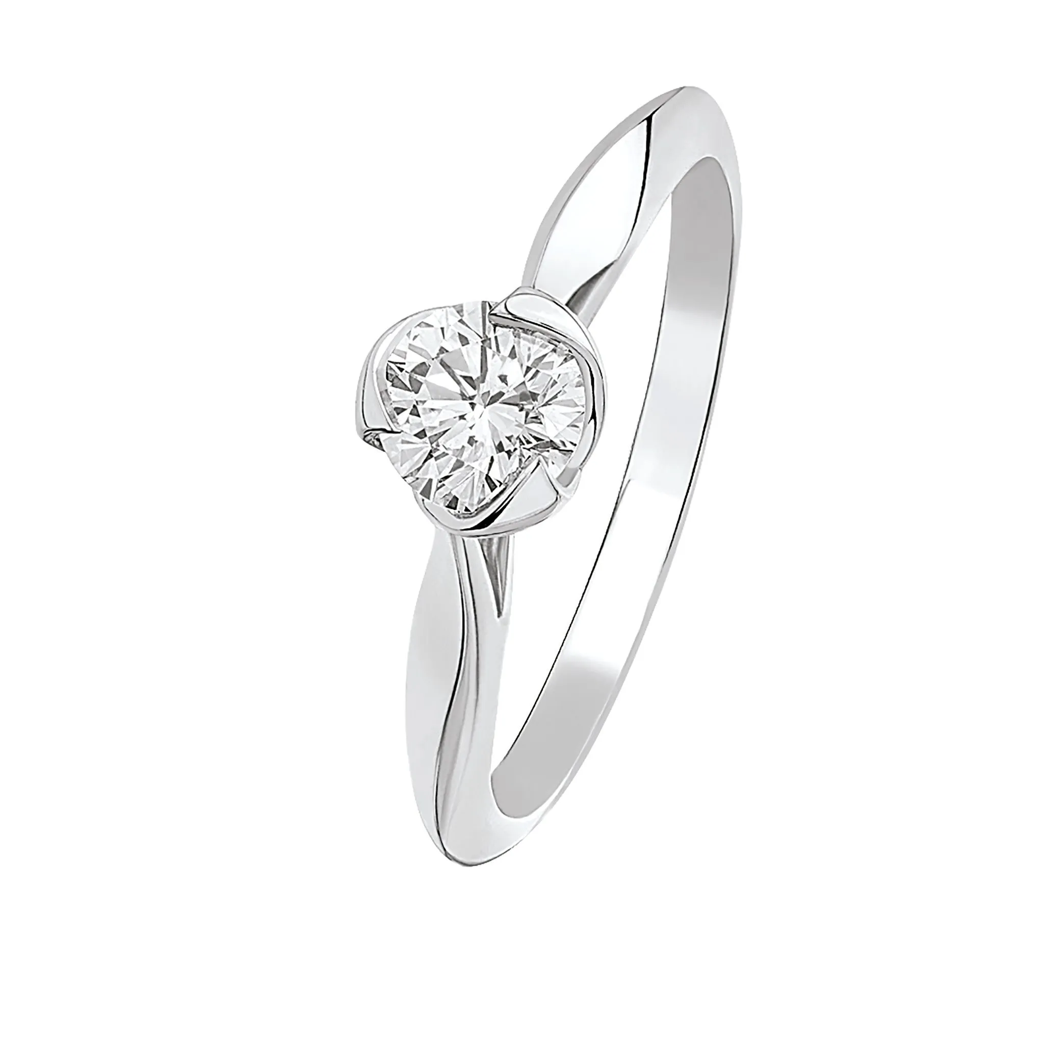 I Do - White Gold Diamond Solitaire 0.50ct