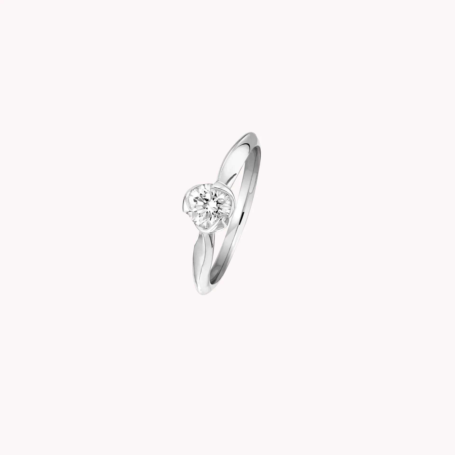 I Do - White Gold Diamond Solitaire 0.50ct