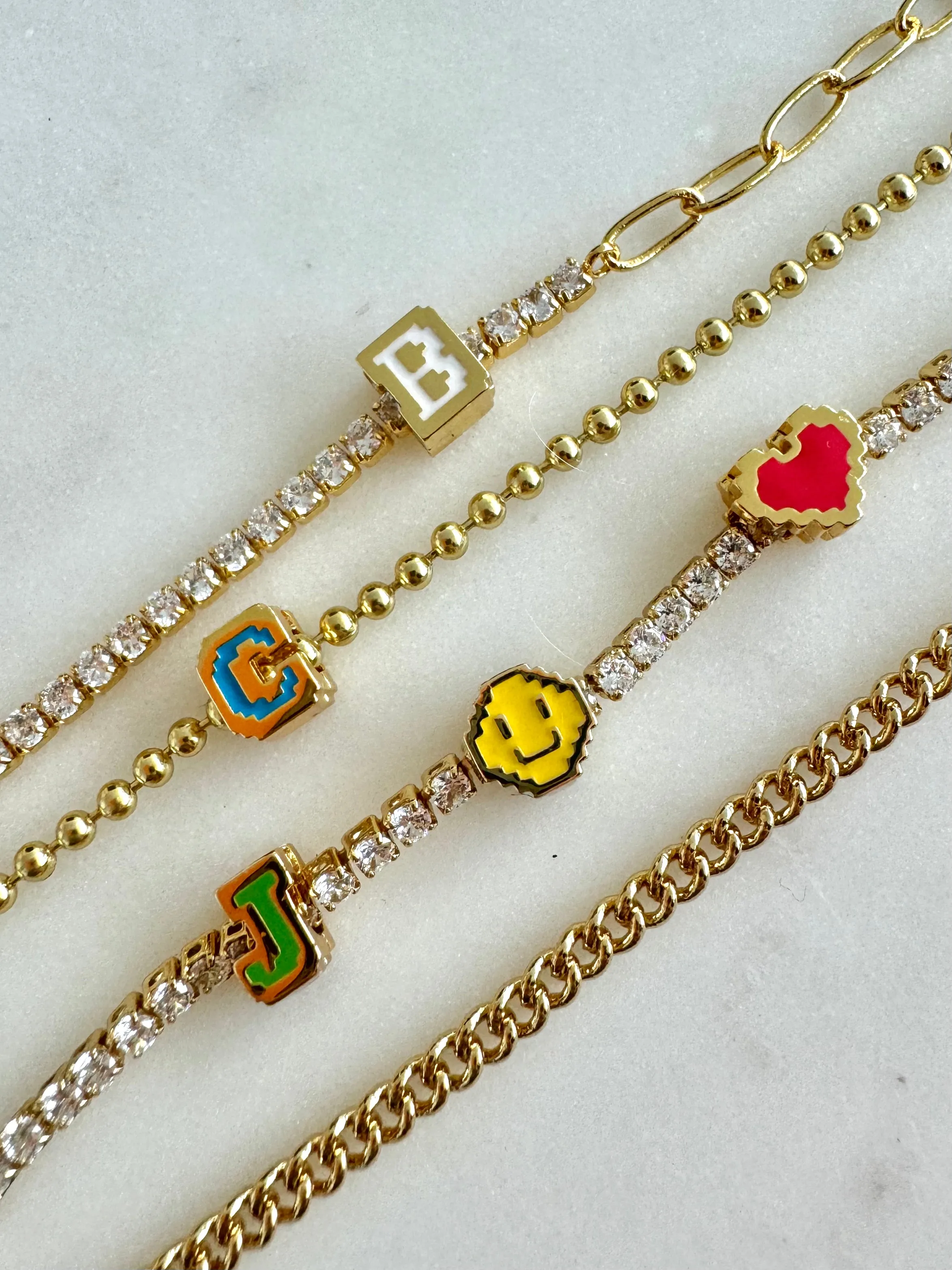 LEVEL-UP CHARM MIX BRACELET