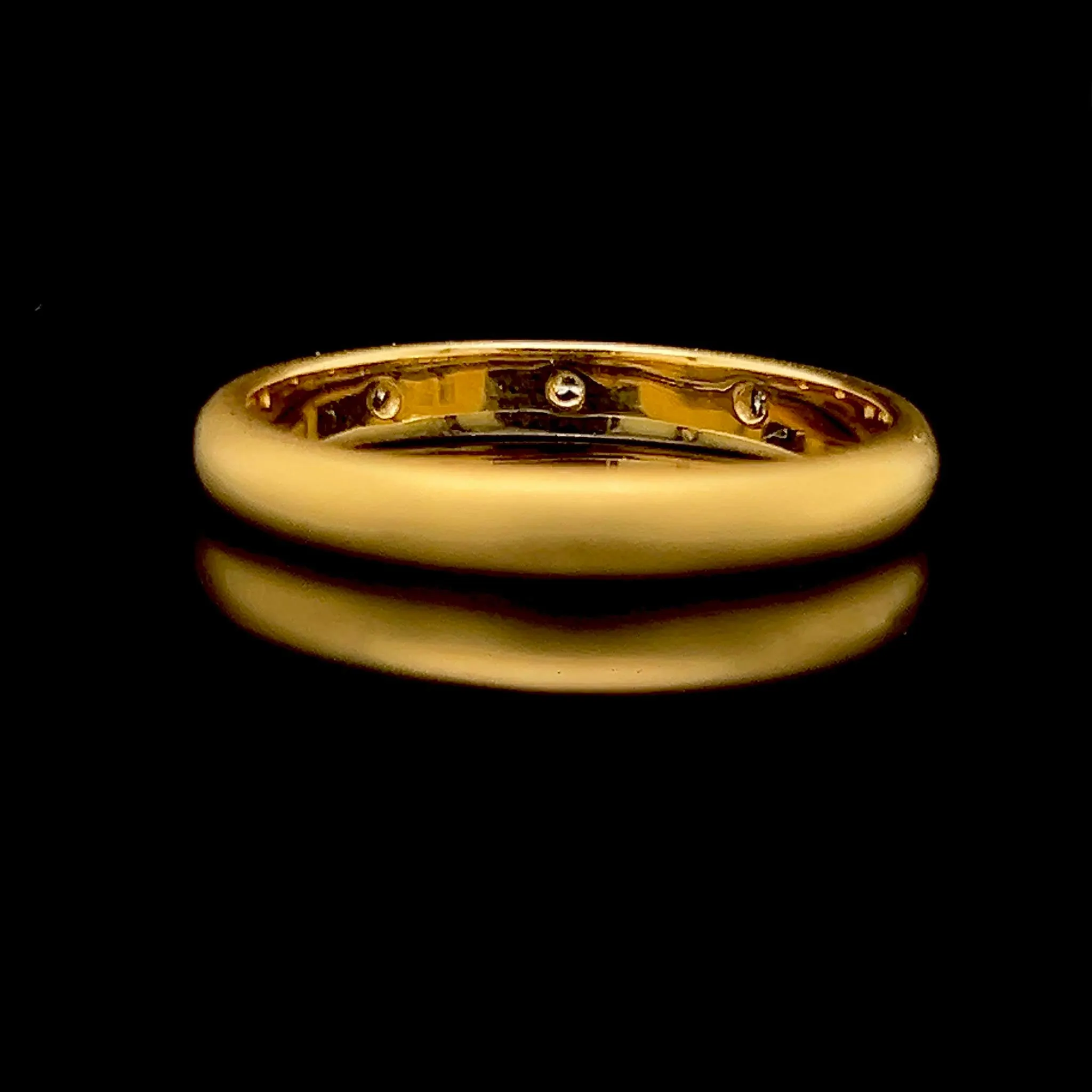 #LVNA2024 | Golden Matte Diamond Ring 18kt