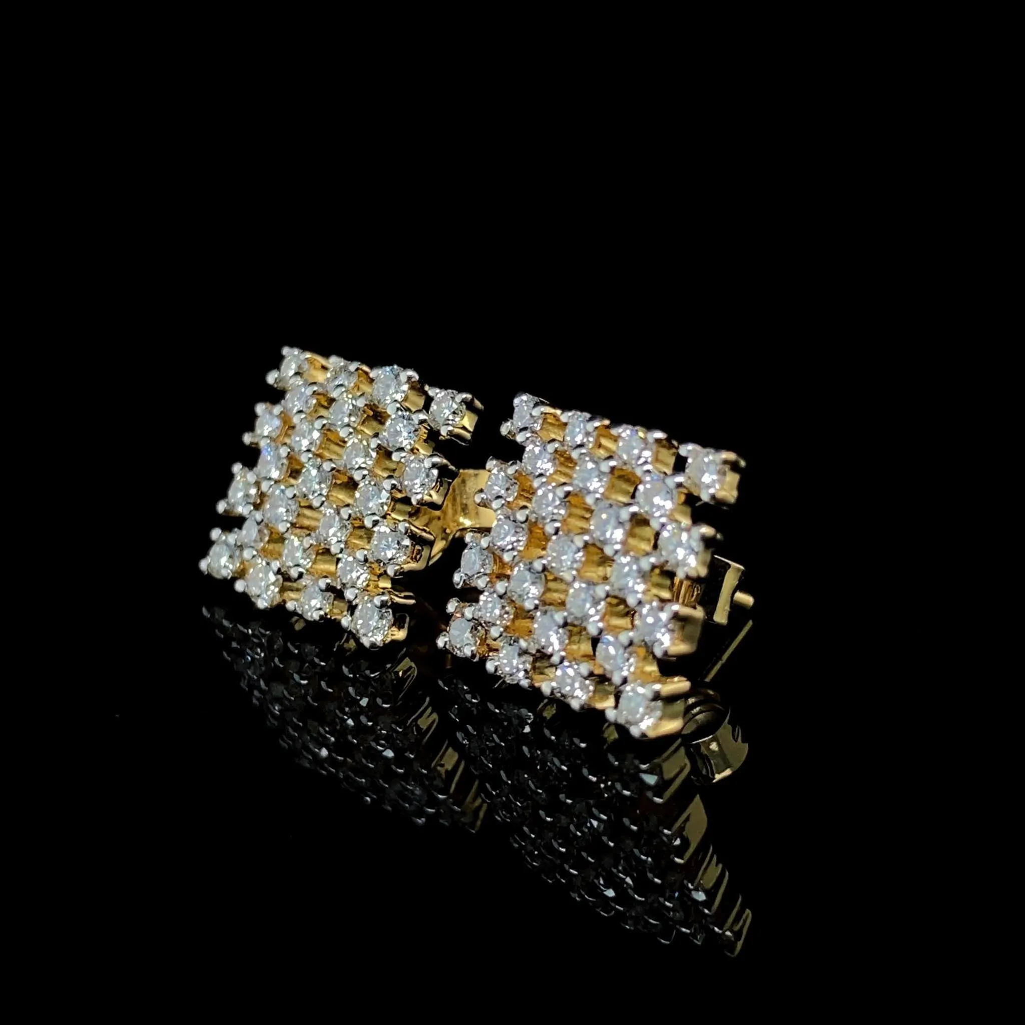 #LVNA2024 | Golden Spargz Brass Cubic Diamond Earrings 18kt