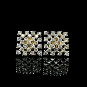 #LVNA2024 | Golden Spargz Brass Cubic Diamond Earrings 18kt