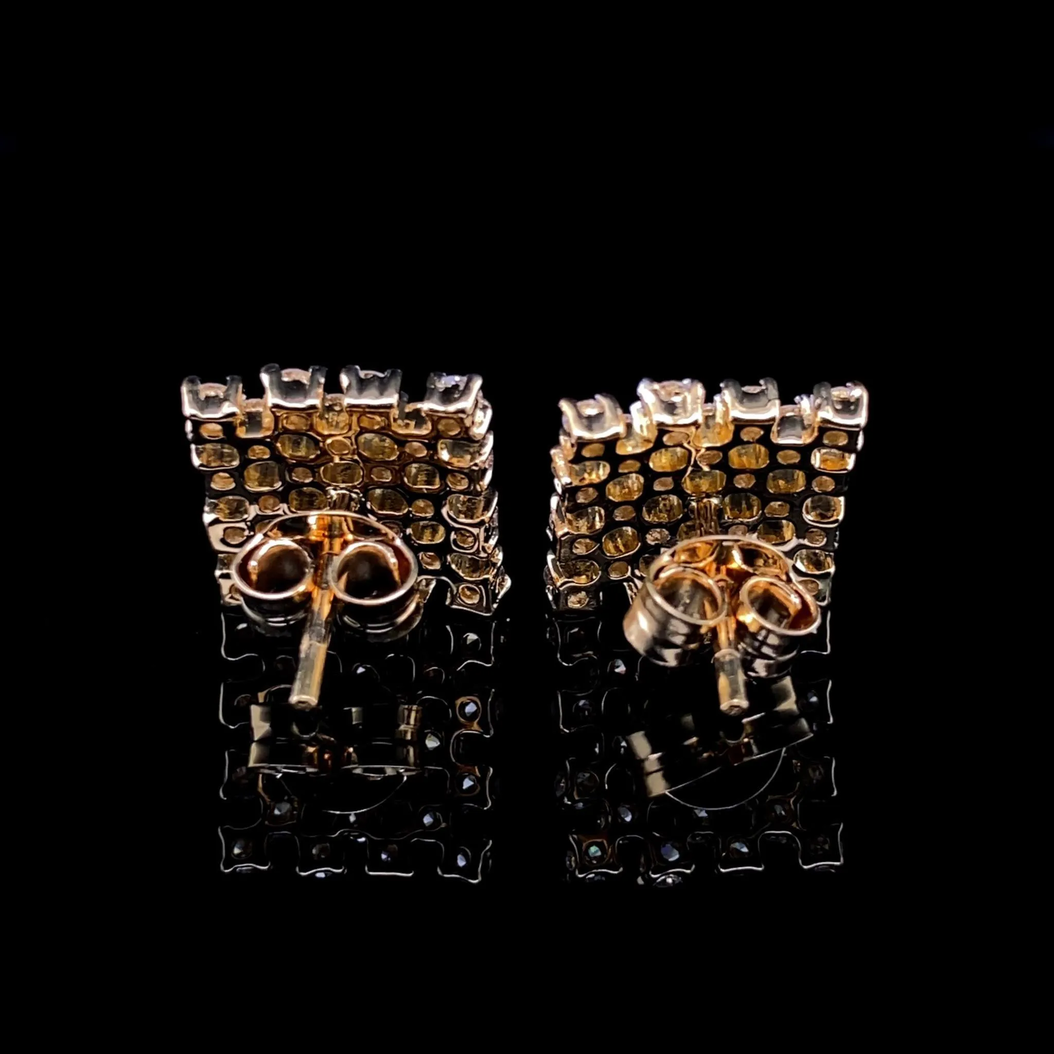 #LVNA2024 | Golden Spargz Brass Cubic Diamond Earrings 18kt